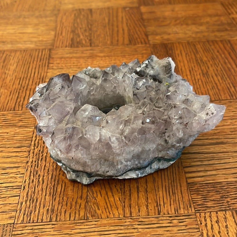 Amethyst Crystal Candle Holder - Picture 3 of 6